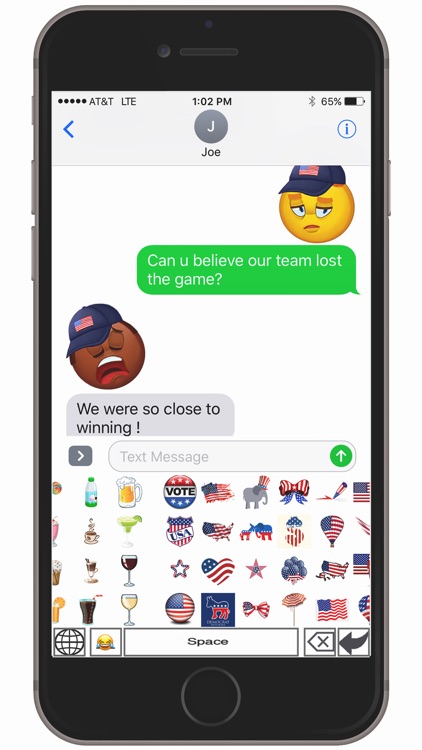 USA Sam-oji – American emoji keyboard icons screenshot-3