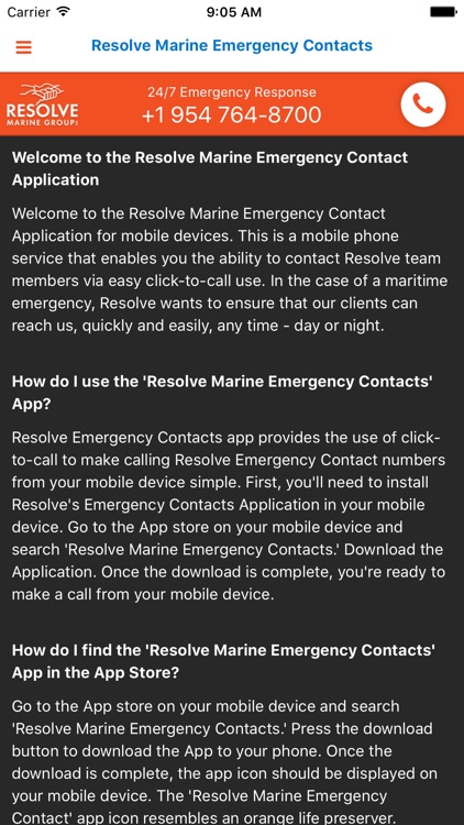 RMG Emergency Contacts screenshot-3