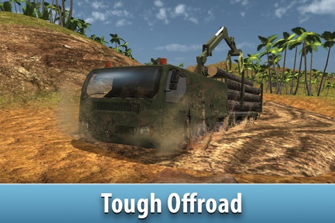 Jungle Logging Truck Simulator 3D screenshot 2