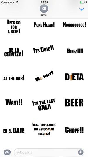 Beer and Cerveza Stickers(圖4)-速報App