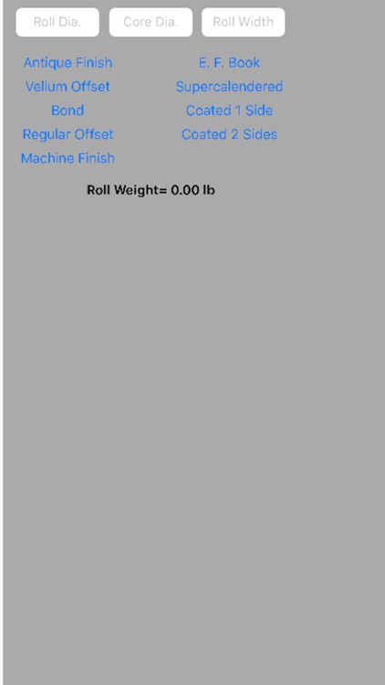 Roll Weight