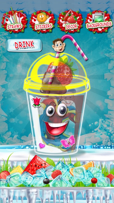 Dessert Slushy Maker Food Cooking Game - make candy drink for ice cream  soda making salon!