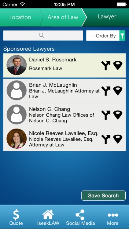 iseekLAW: #1 Lawyer, Attorney & Law Firm Directory screenshot-3