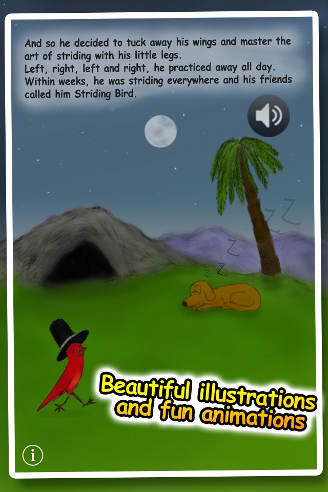 Striding Bird - An inspirational tale for kids screenshot 3