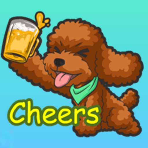 Sticker Dog Poodles icon