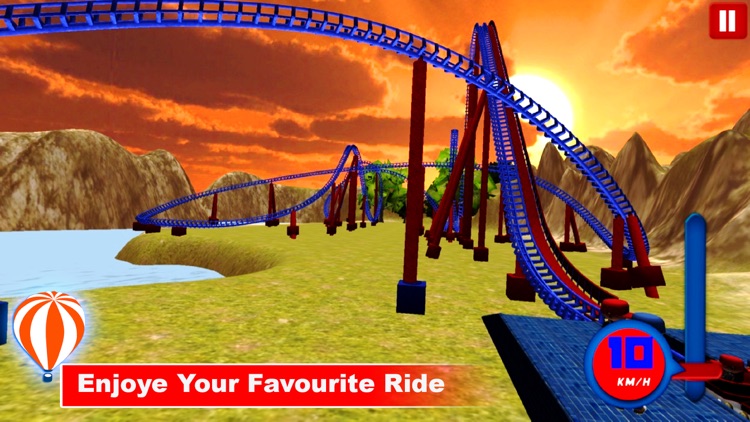 Desert Tycoon Roller Coaster : 3D Lake simulation