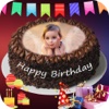 Name Photo on Birthday Cake