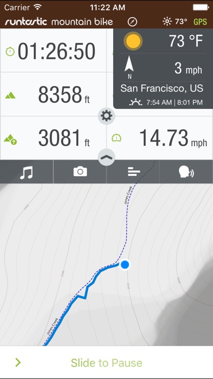 Runtastic Mountain Bike GPS Ride & Trails Tracker