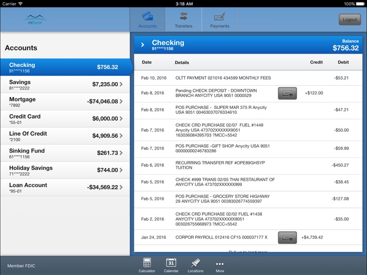 mBank Mobile for iPad