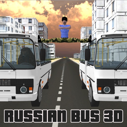 Russian Bus 3D icon