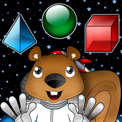 Sammy Squirrel™  Flies Away In Shape Rocket Icon