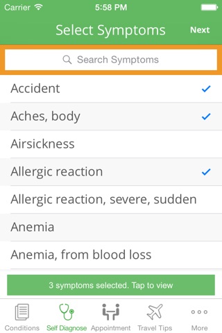 Natural Travel Doctor screenshot 2