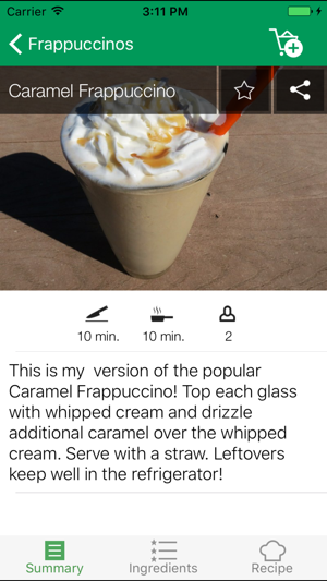 Recipe App for Starbucks(圖5)-速報App