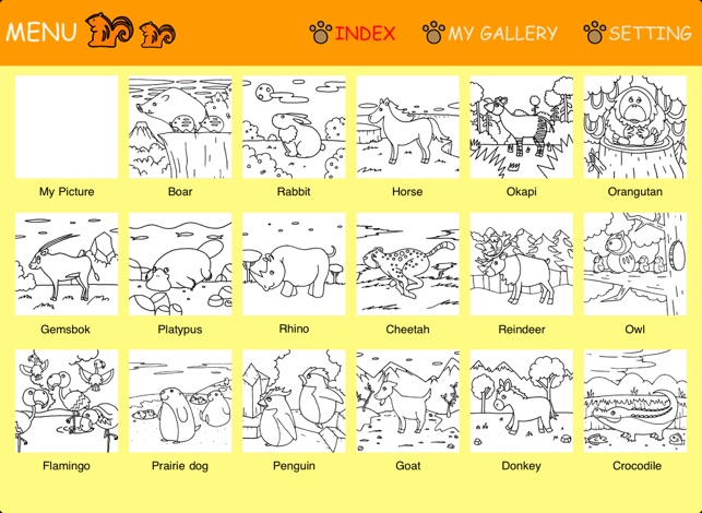Animal Coloring II ~Nature & wildlife~(圖5)-速報App