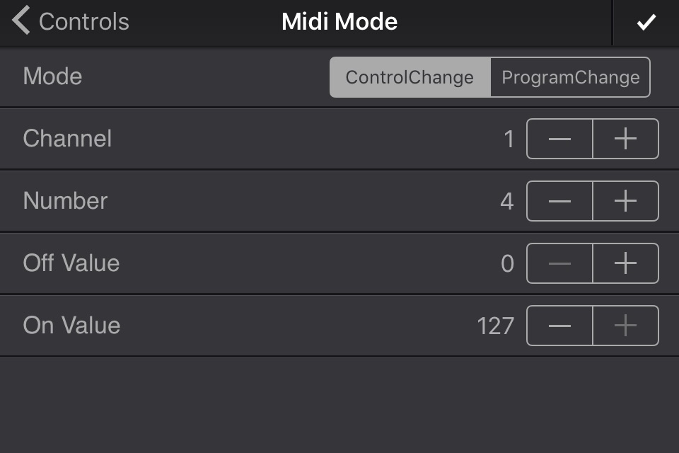 BT Bluetooth MIDI Pedal Editor screenshot 3