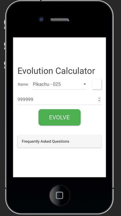 EvoCalc - Pokemon Go Cheats Sheet for Evolution