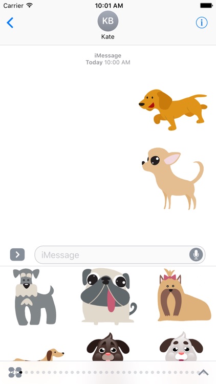 Dog Stickers Pack For iMessage