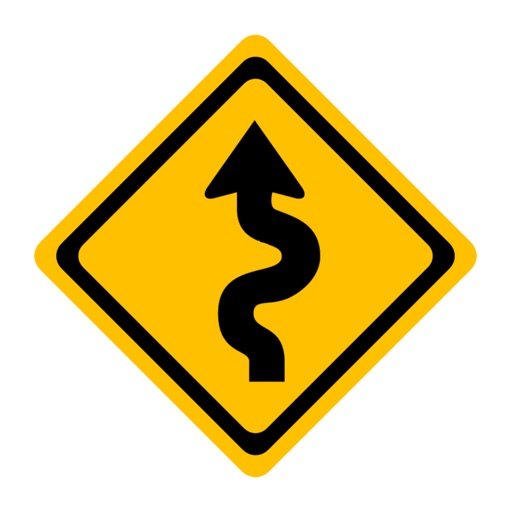Curvy Route Icon