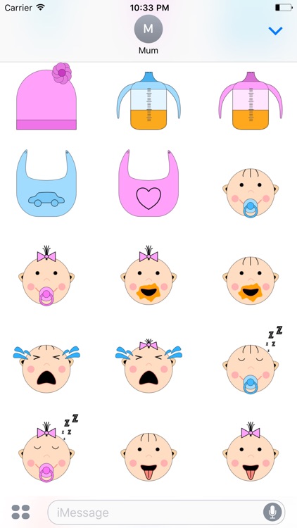 Baby Accessories Sticker