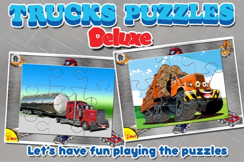 Trucks Puzzles Deluxe: Kids Trucks screenshot 2