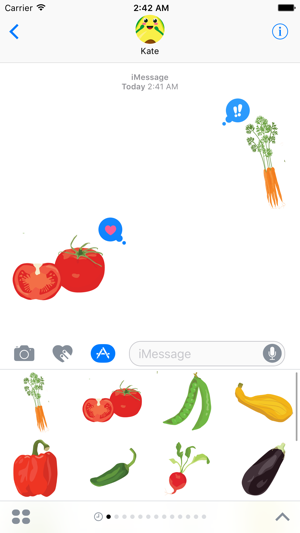 Vegetables Stickers