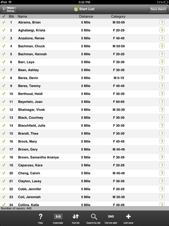 Webscorer Race & Lap Timer HD screenshot-4