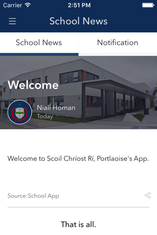 Scoil Chríost Rí, Portlaoise screenshot 2