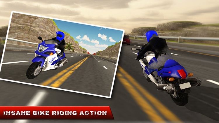 Crazy Bike Traffic Rider - Highway Moto Racer 3D screenshot-4