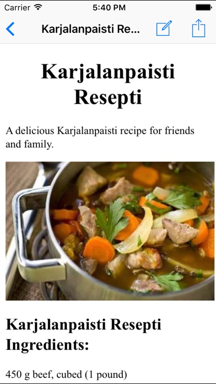 Finnish Food Recipes