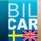 Dictionary with 4,500+ English/Swedish automotive terms & flash card studying