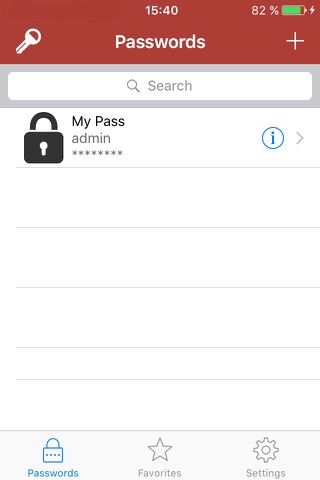 Скриншот из newLine Safe for Password