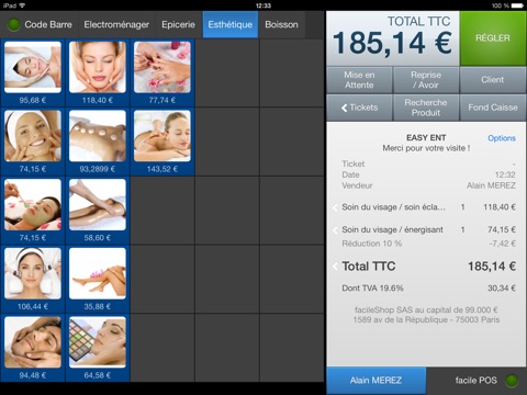 incwo POS screenshot 2