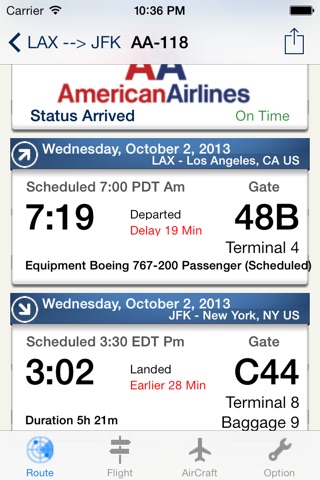 iFlight -- Real-time Flight Tracker screenshot 2