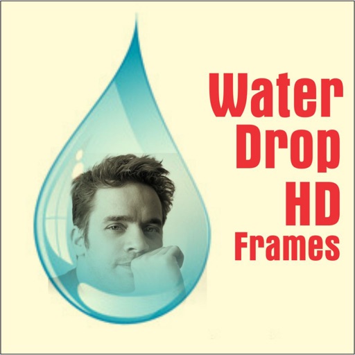 Water Drop HD Frames For PIP Photo Decorate 3D Art