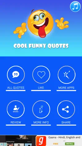 Game screenshot Cool Funny Quotes apk