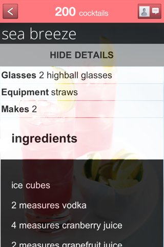 200 Cocktails from Hamlyn screenshot 4