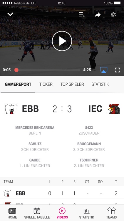 Telekom Eishockey screenshot-4