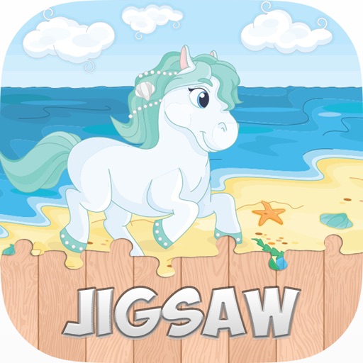 My Pony Princess Jigsaw Puzzles Games For Kids iOS App