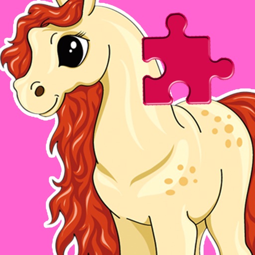 Kids Game Pony Snow Jigsaw Puzzle Free Version