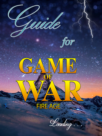 Guide for Game of War Fire Age Reference