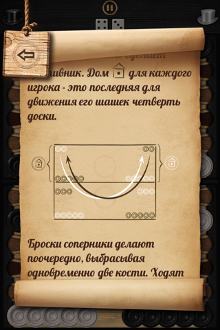 Скриншот из Backgammon ∞