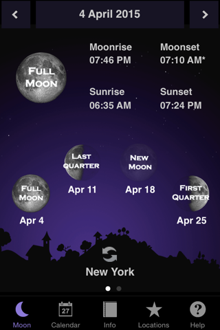 Moon Calendar screenshot 3