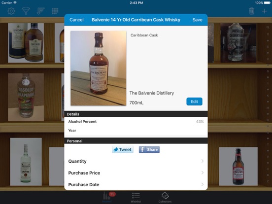 Alcohol, Beer, and Liquor Collectors for iPadのおすすめ画像2