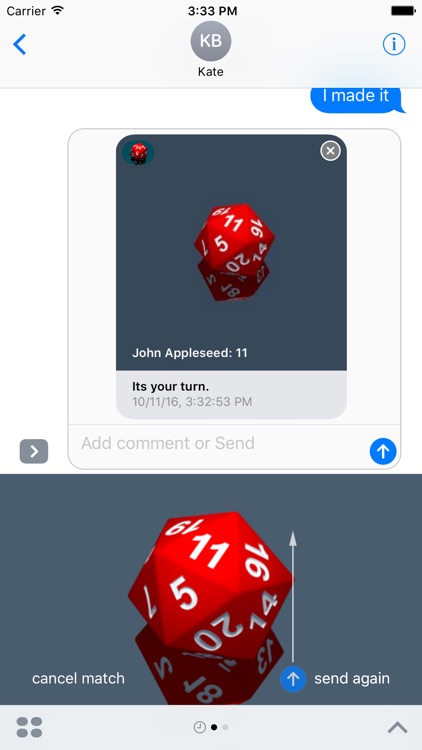 RPG D20 Role-Player Dice for iMessage screenshot-3