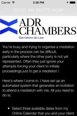 ADR Chambers screenshot 3