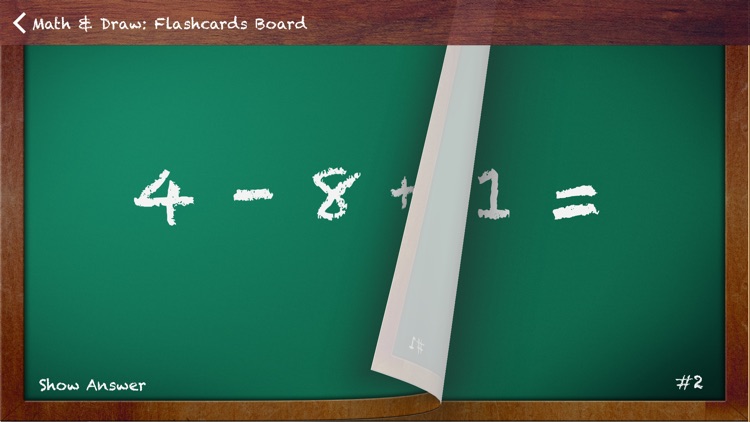 Math & Draw: Flashcards Board