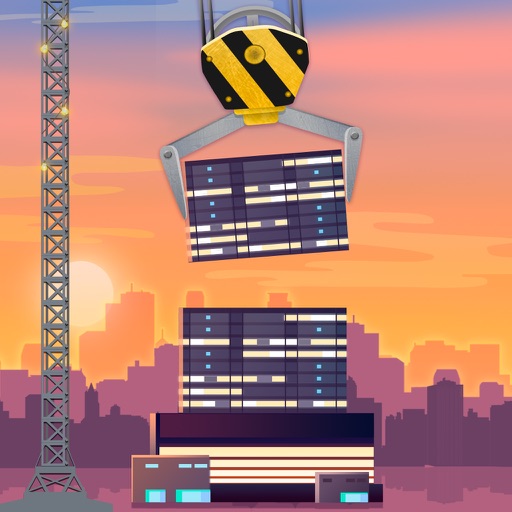 Blocky Sky Tower Building Full iOS App