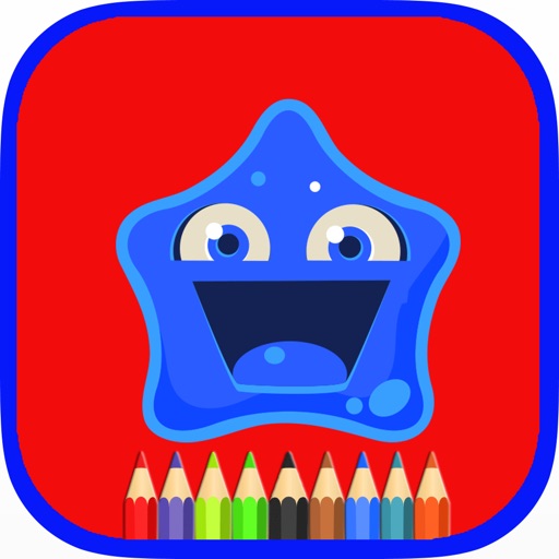 Jelly Monster Coloring Pages iOS App