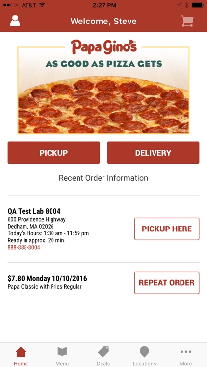 Deals - Papa Gino's