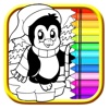Paint Game Penguin Coloring Page Game Edition